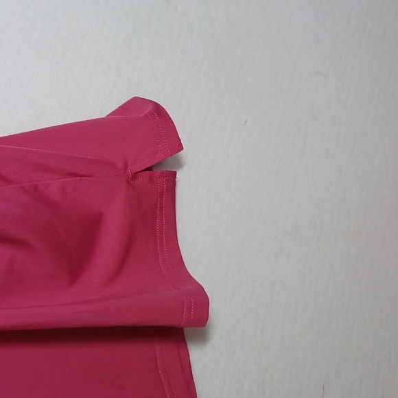 Coolrun Pull on Hot Pink Skort w/ Matching Under Shorts, Poly/Spandex, Size XXL - Picture 5 of 8